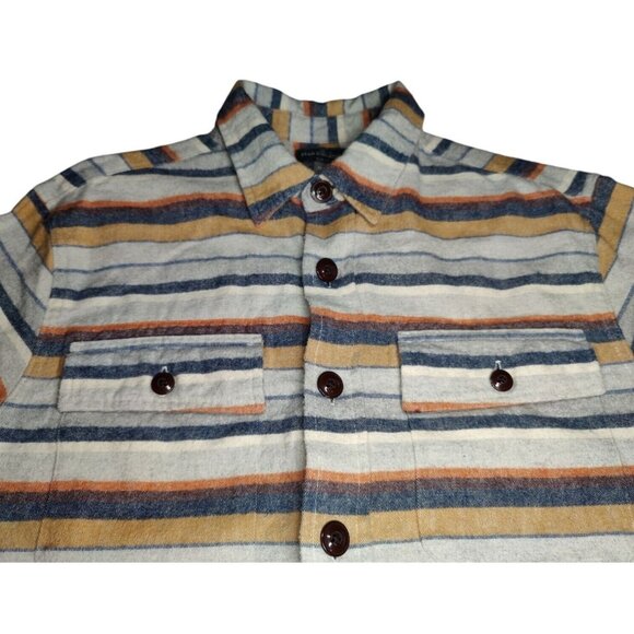 LL Bean Signature Bean's Chamois Cloth Shirt Archive 1933 Mens Medium Slim Fit - Picture 12 of 16